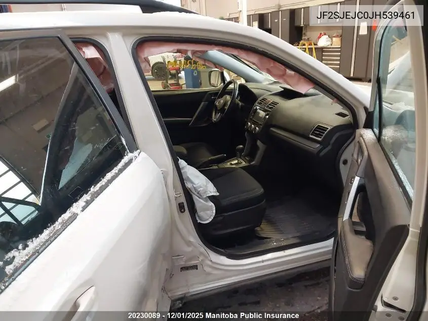 JF2SJEJC0JH539461 2018 Subaru Forester 2.5I Touring