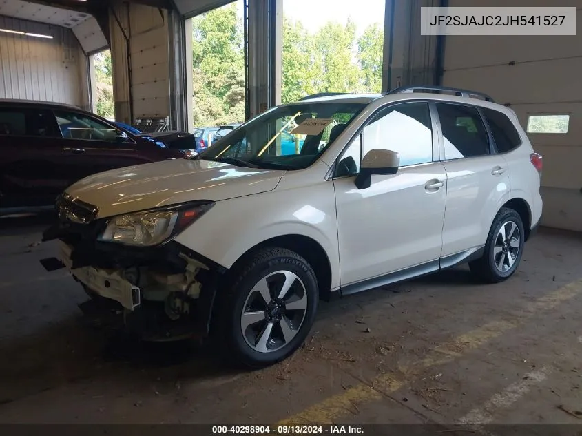 2018 Subaru Forester 2.5I Limited VIN: JF2SJAJC2JH541527 Lot: 40298904