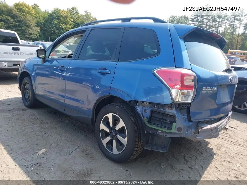 JF2SJAEC2JH547497 2018 Subaru Forester 2.5I Premium