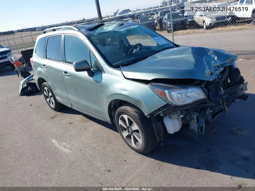 JF2SJAEC3JH476519 2018 Subaru Forester 2.5I Premium