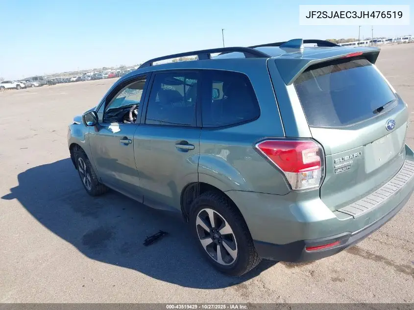 JF2SJAEC3JH476519 2018 Subaru Forester 2.5I Premium