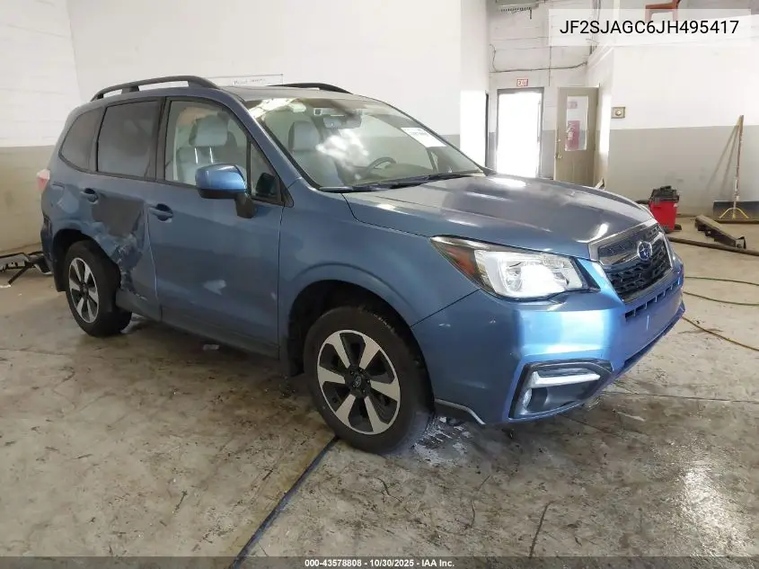JF2SJAGC6JH495417 2018 Subaru Forester 2.5I Premium