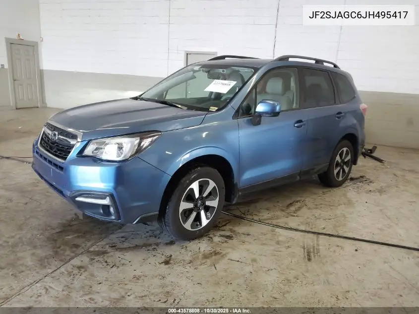 JF2SJAGC6JH495417 2018 Subaru Forester 2.5I Premium