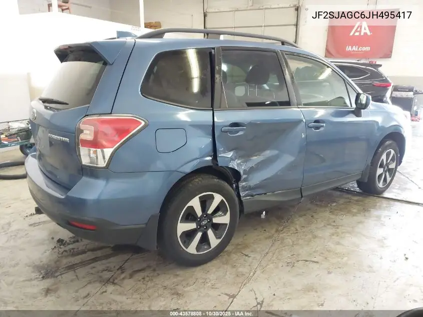 JF2SJAGC6JH495417 2018 Subaru Forester 2.5I Premium