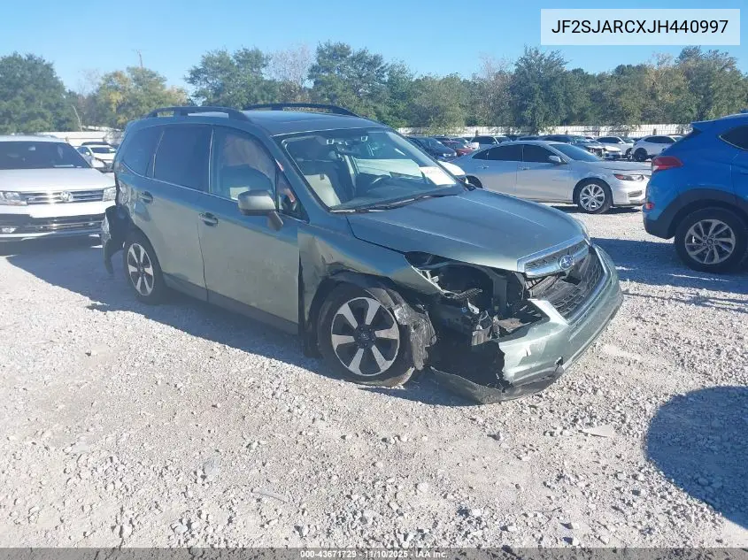JF2SJARCXJH440997 2018 Subaru Forester 2.5I Limited