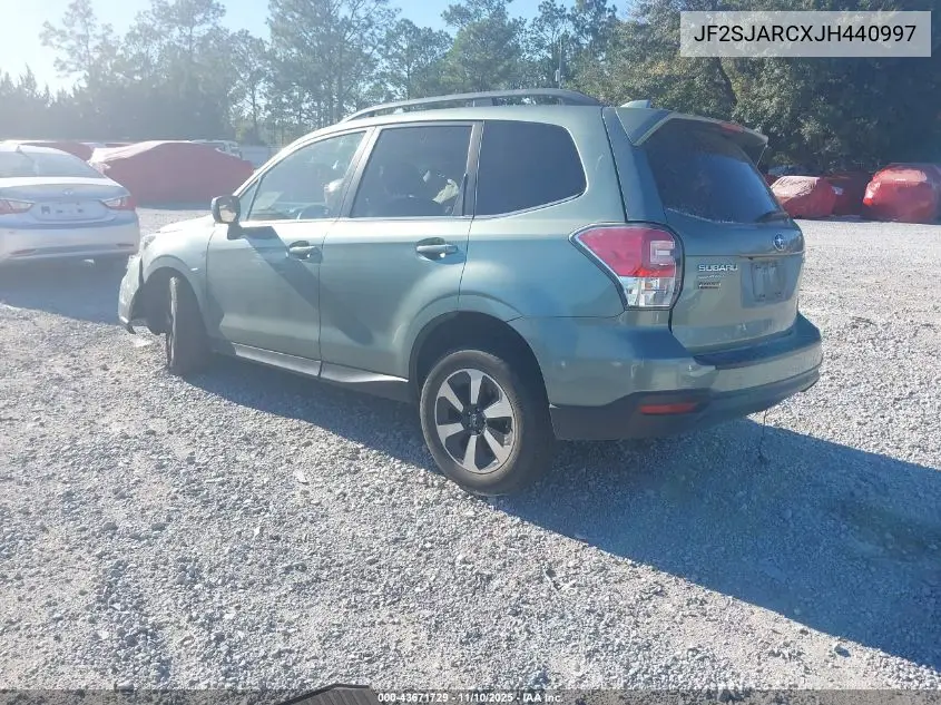 JF2SJARCXJH440997 2018 Subaru Forester 2.5I Limited