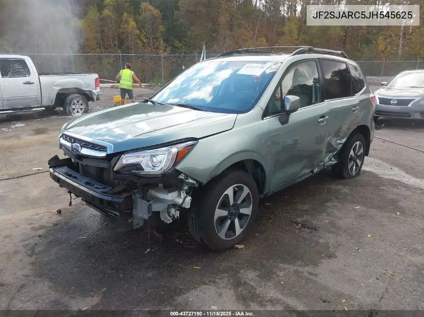JF2SJARC5JH545625 2018 Subaru Forester 2.5I Limited