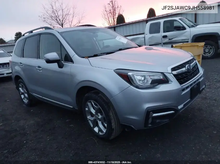 JF2SJAWC9JH558981 2018 Subaru Forester 2.5I Touring