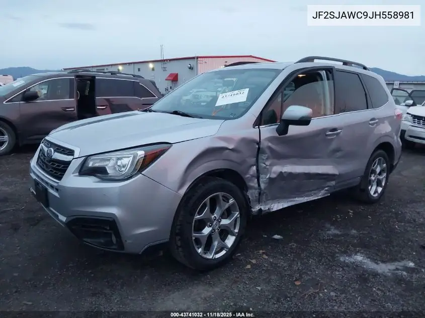 JF2SJAWC9JH558981 2018 Subaru Forester 2.5I Touring