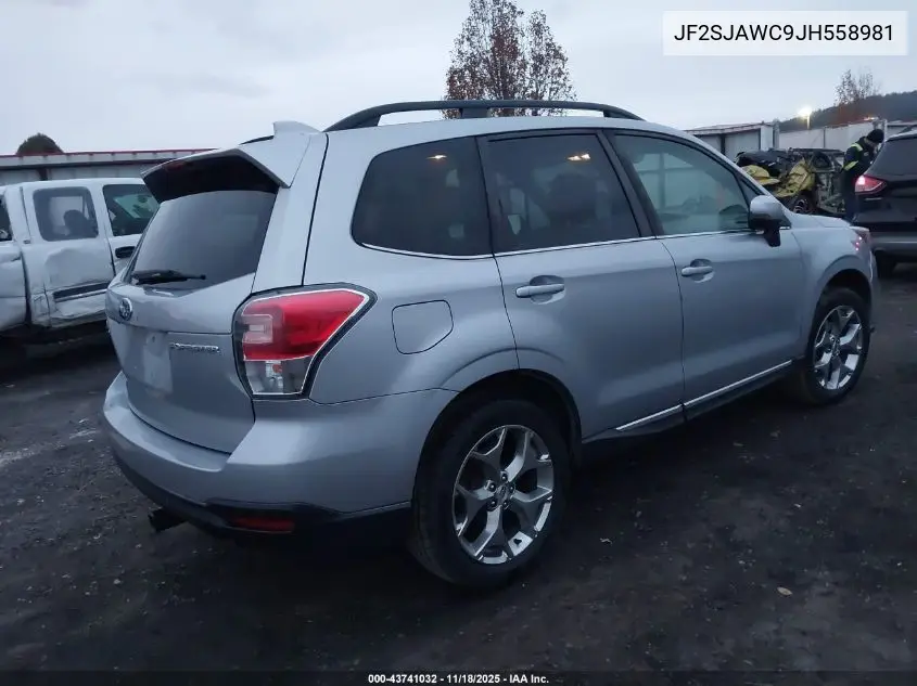 JF2SJAWC9JH558981 2018 Subaru Forester 2.5I Touring