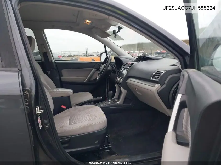 JF2SJAGC7JH585224 2018 Subaru Forester 2.5I Premium