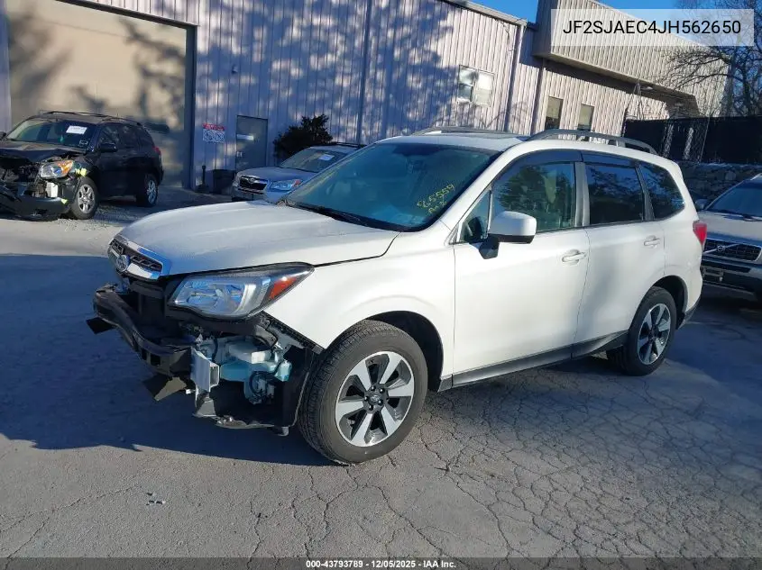 JF2SJAEC4JH562650 2018 Subaru Forester 2.5I Premium