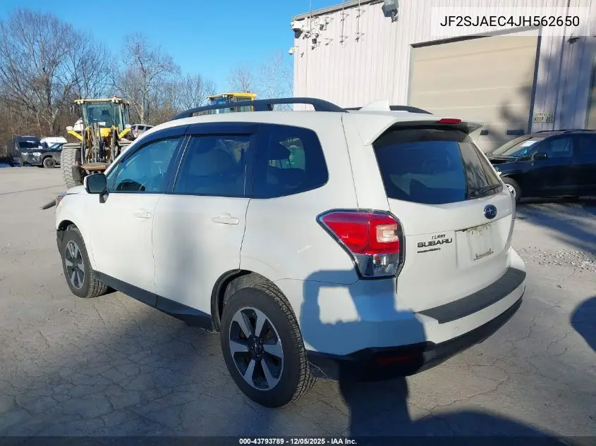 JF2SJAEC4JH562650 2018 Subaru Forester 2.5I Premium
