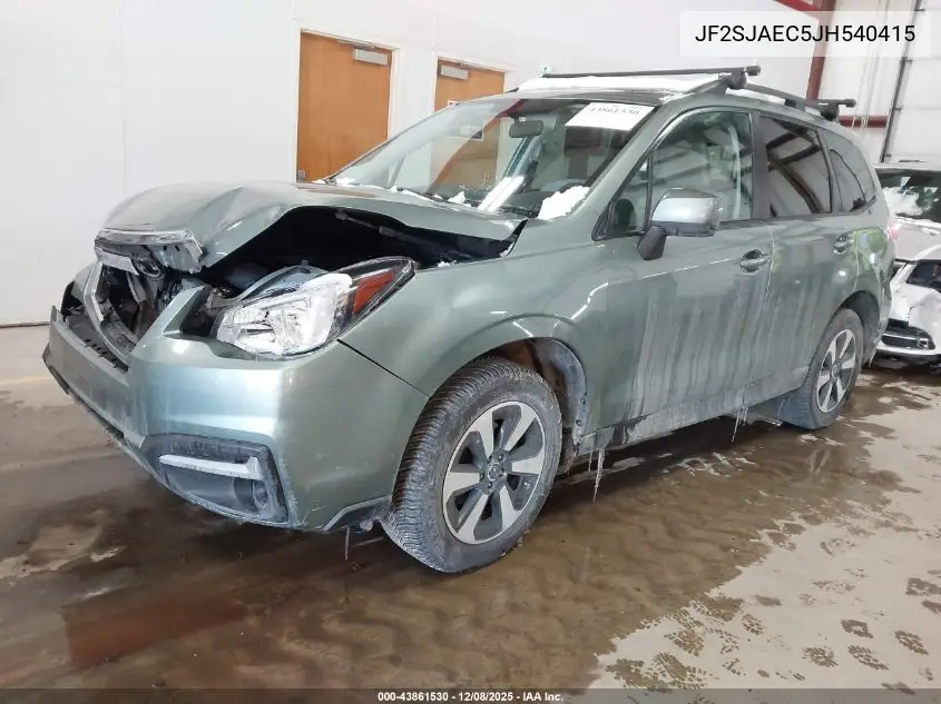 JF2SJAEC5JH540415 2018 Subaru Forester 2.5I Premium