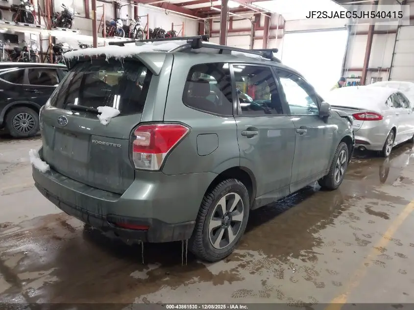 JF2SJAEC5JH540415 2018 Subaru Forester 2.5I Premium