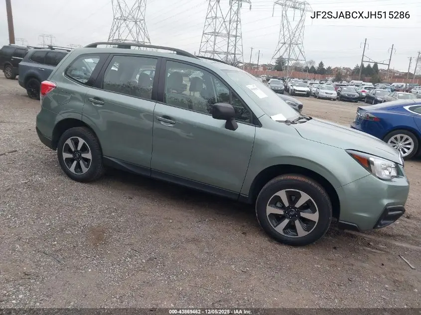 JF2SJABCXJH515286 2018 Subaru Forester 2.5I