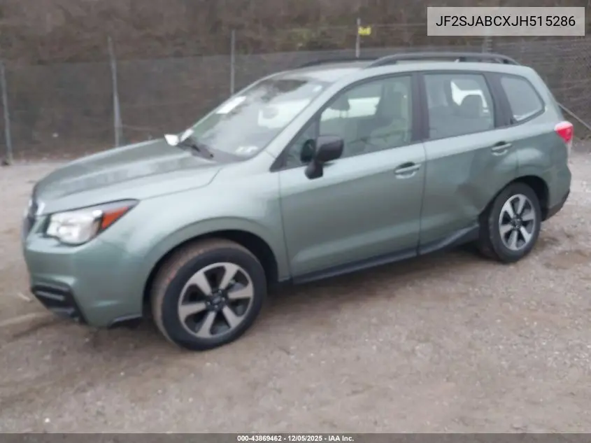 JF2SJABCXJH515286 2018 Subaru Forester 2.5I