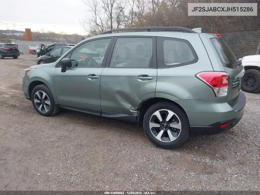 JF2SJABCXJH515286 2018 Subaru Forester 2.5I