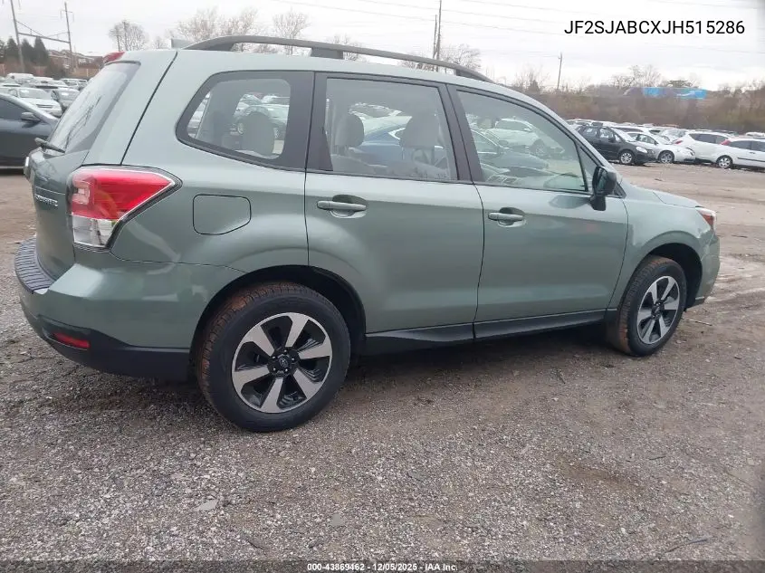 JF2SJABCXJH515286 2018 Subaru Forester 2.5I