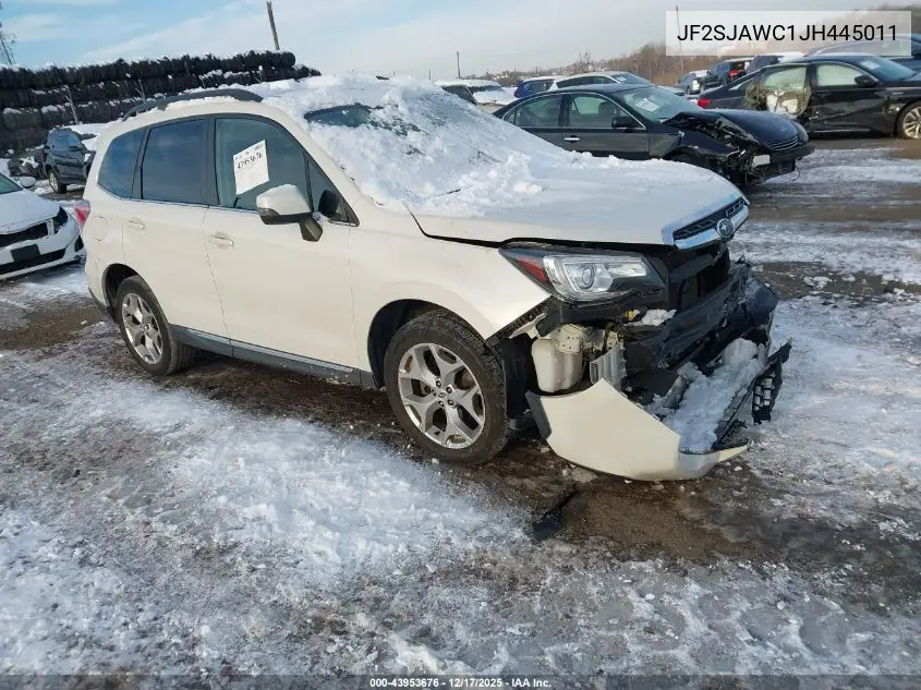 JF2SJAWC1JH445011 2018 Subaru Forester 2.5I Touring