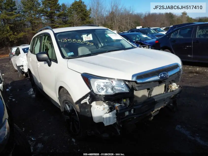 JF2SJABC6JH517410 2018 Subaru Forester 2.5I