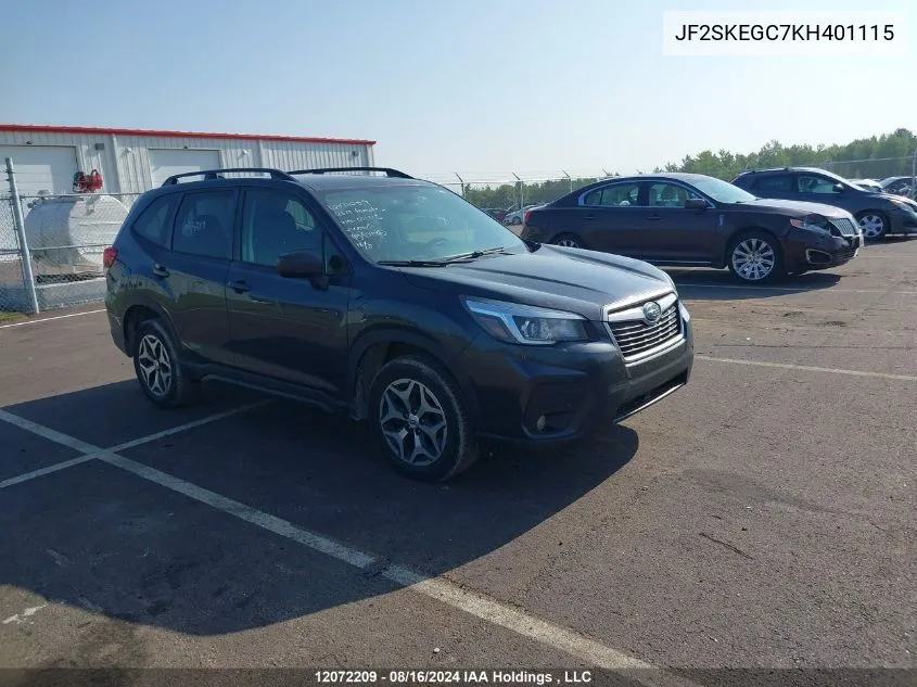 JF2SKEGC7KH401115 2019 Subaru Forester