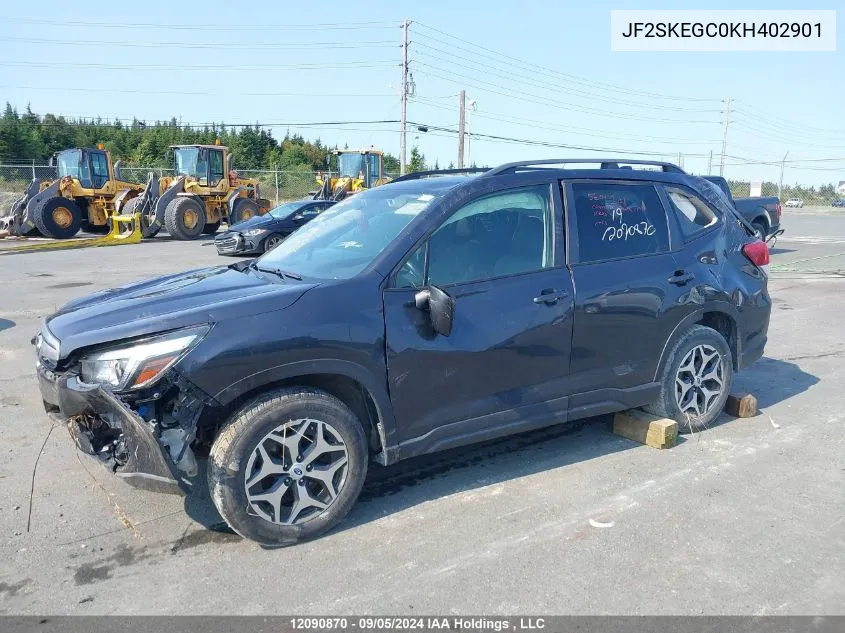 JF2SKEGC0KH402901 2019 Subaru Forester