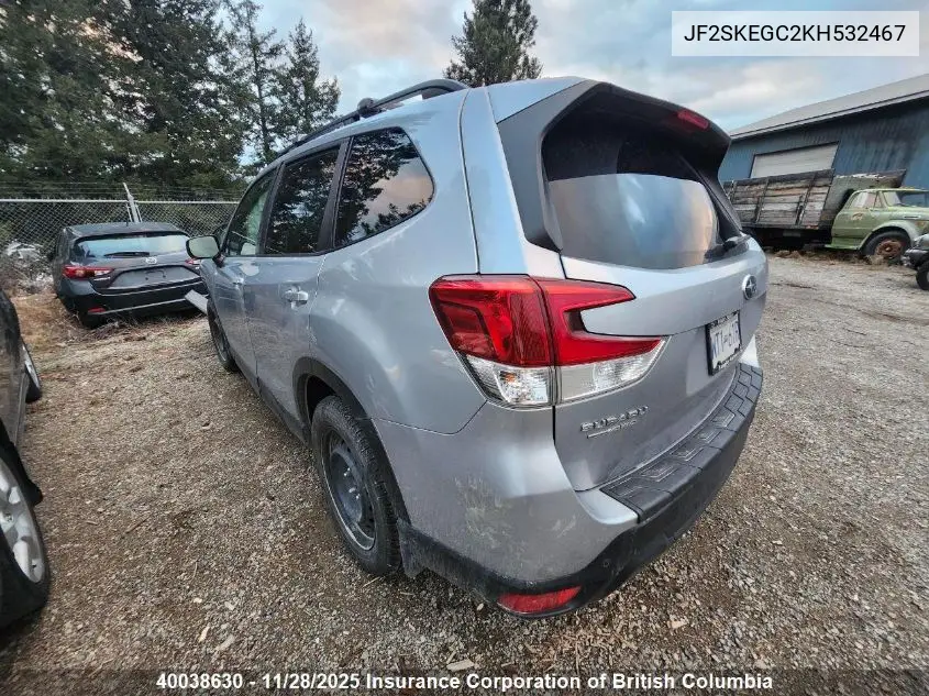 JF2SKEGC2KH532467 2019 Subaru Forester Premium
