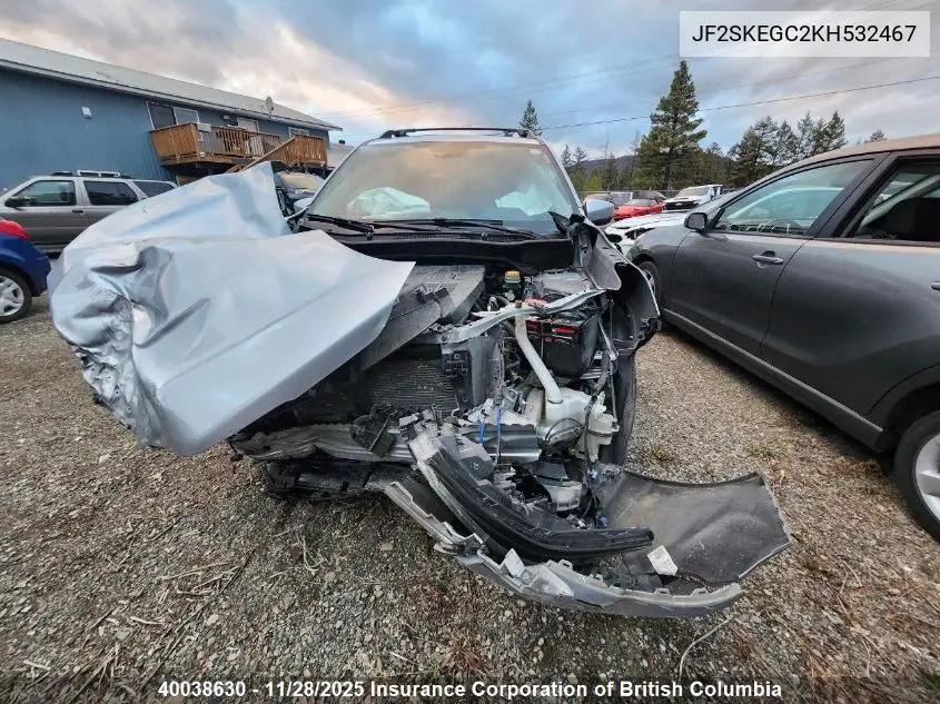 JF2SKEGC2KH532467 2019 Subaru Forester Premium
