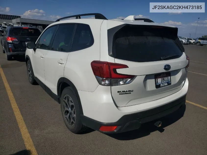 JF2SKAGC2KH473185 2019 Subaru Forester Premium