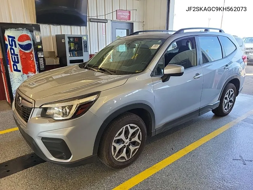 2019 Subaru Forester Premium VIN: JF2SKAGC9KH562073 Lot: 40404183