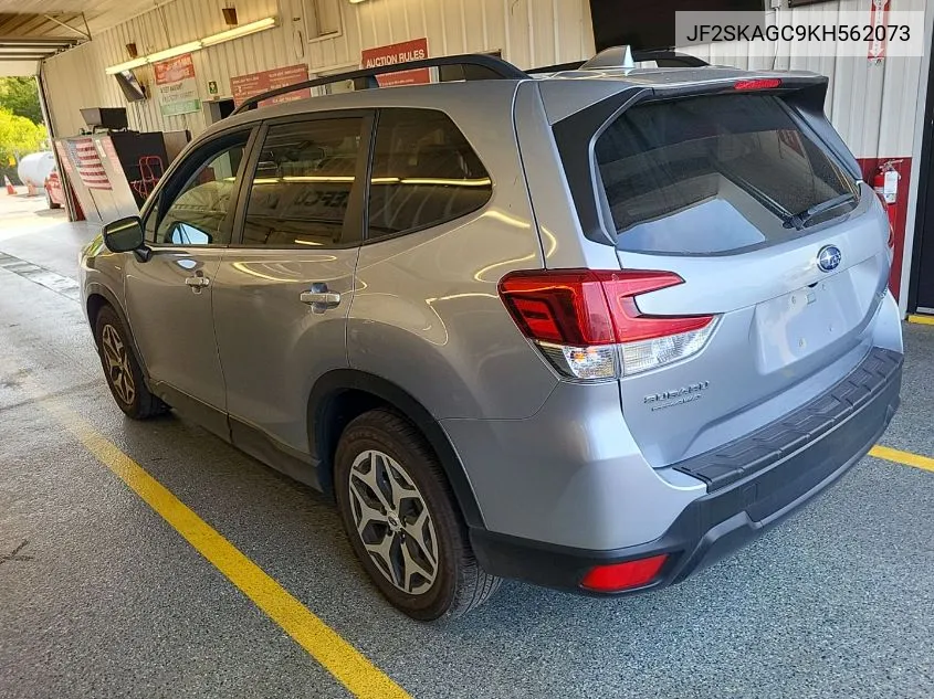 2019 Subaru Forester Premium VIN: JF2SKAGC9KH562073 Lot: 40404183