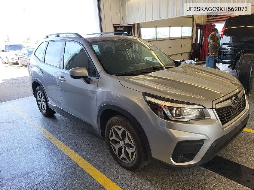 2019 Subaru Forester Premium VIN: JF2SKAGC9KH562073 Lot: 40404183