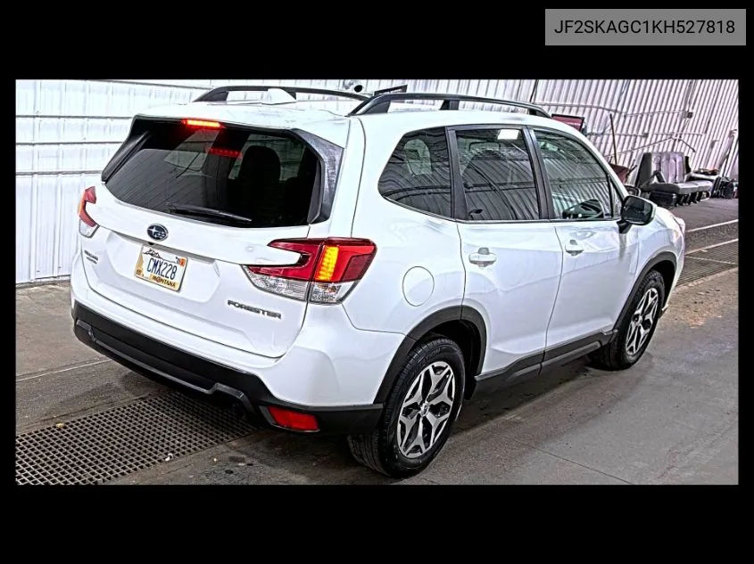 2019 Subaru Forester Premium VIN: JF2SKAGC1KH527818 Lot: 40411190