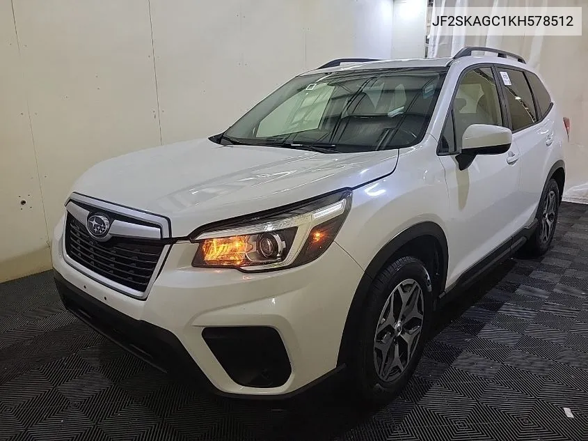 2019 Subaru Forester Premium VIN: JF2SKAGC1KH578512 Lot: 40414673