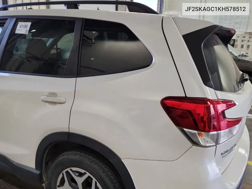 JF2SKAGC1KH578512 2019 Subaru Forester Premium