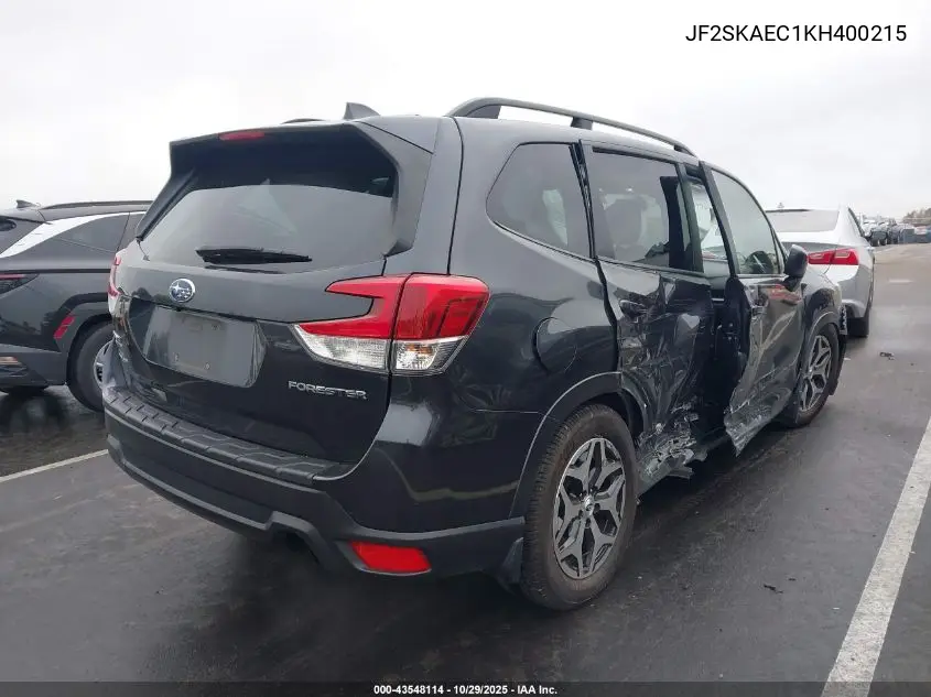 JF2SKAEC1KH400215 2019 Subaru Forester Premium