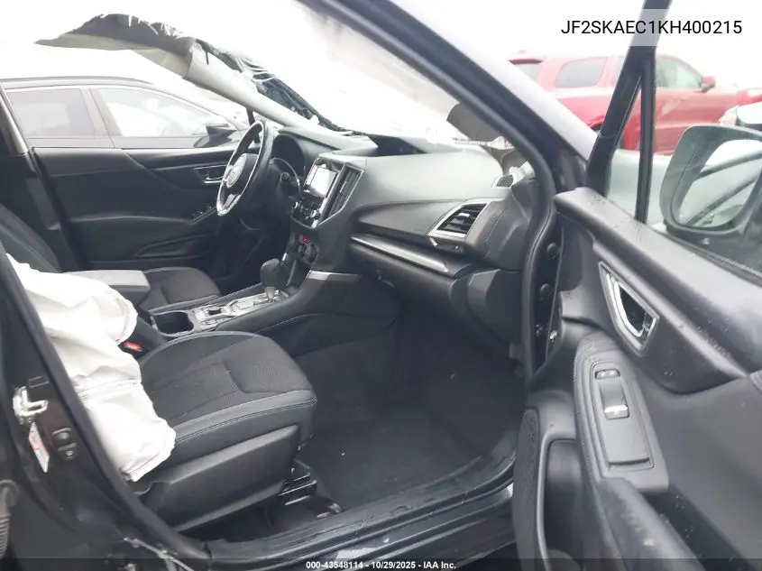 JF2SKAEC1KH400215 2019 Subaru Forester Premium