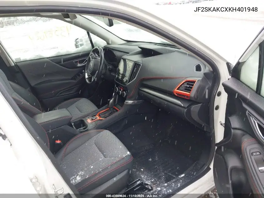 JF2SKAKCXKH401948 2019 Subaru Forester Sport