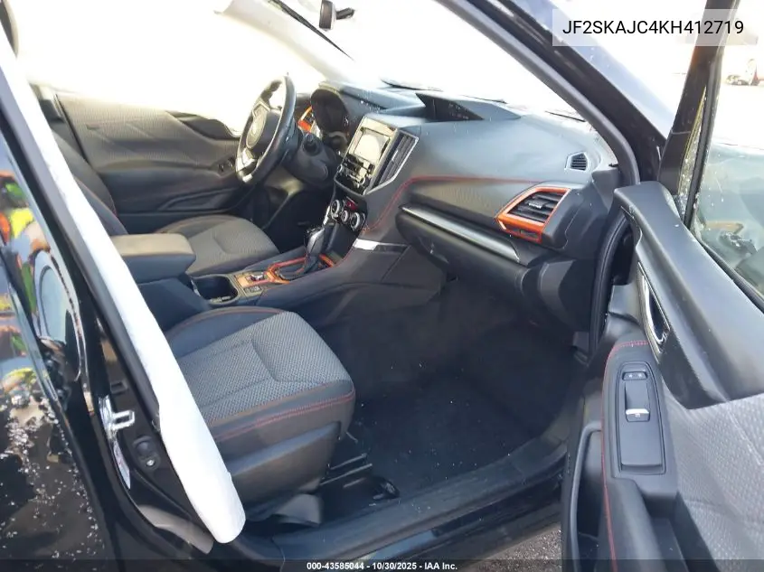 JF2SKAJC4KH412719 2019 Subaru Forester Sport