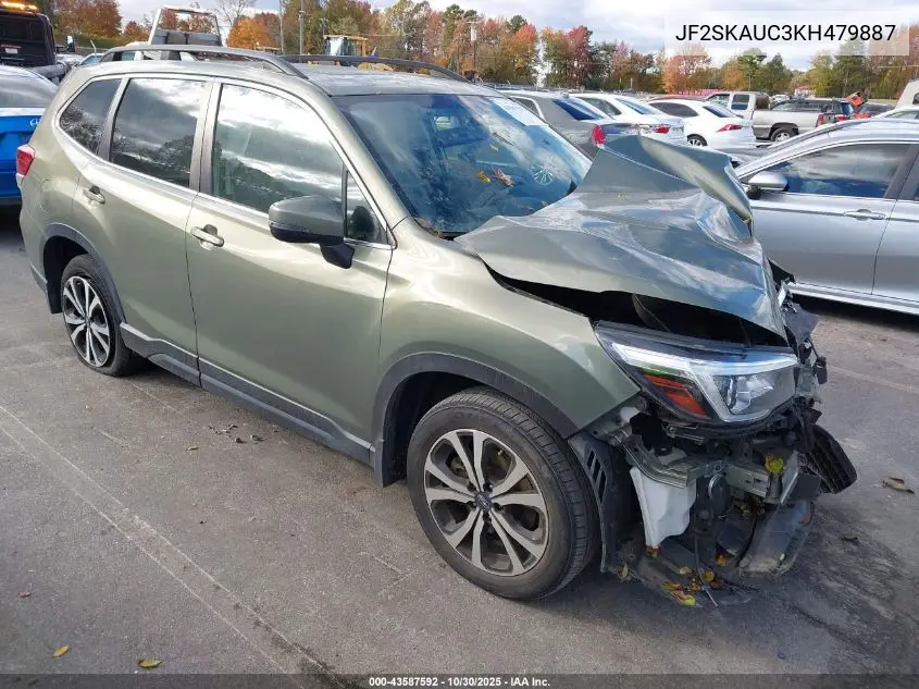 JF2SKAUC3KH479887 2019 Subaru Forester Limited