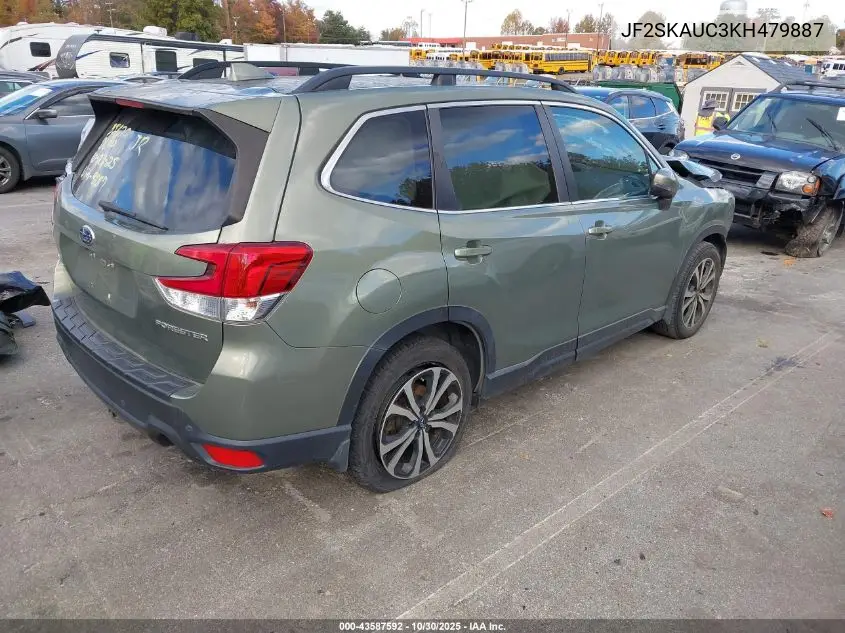 JF2SKAUC3KH479887 2019 Subaru Forester Limited