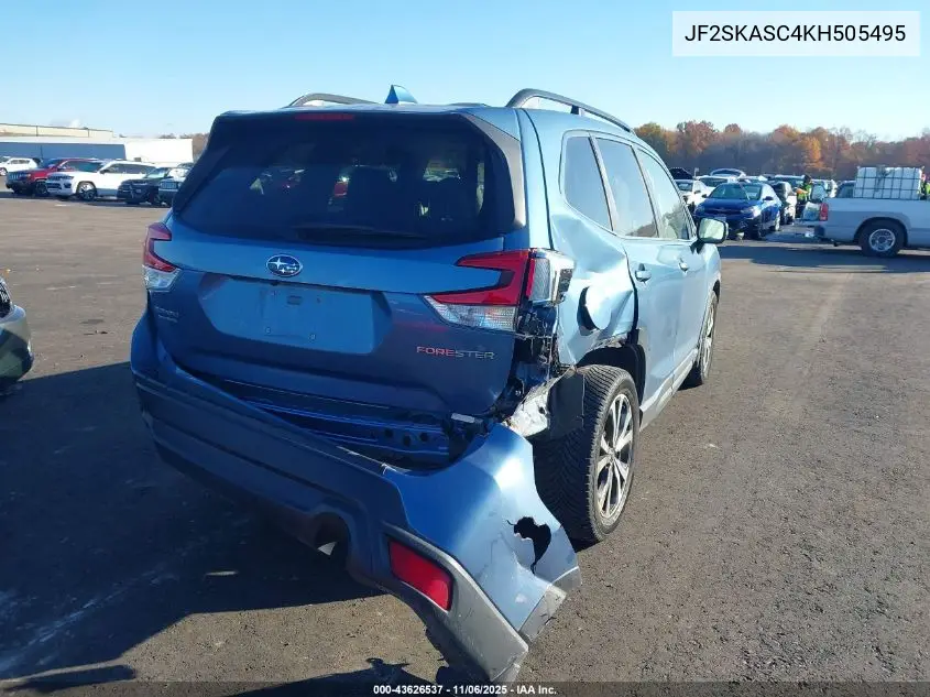 JF2SKASC4KH505495 2019 Subaru Forester Limited