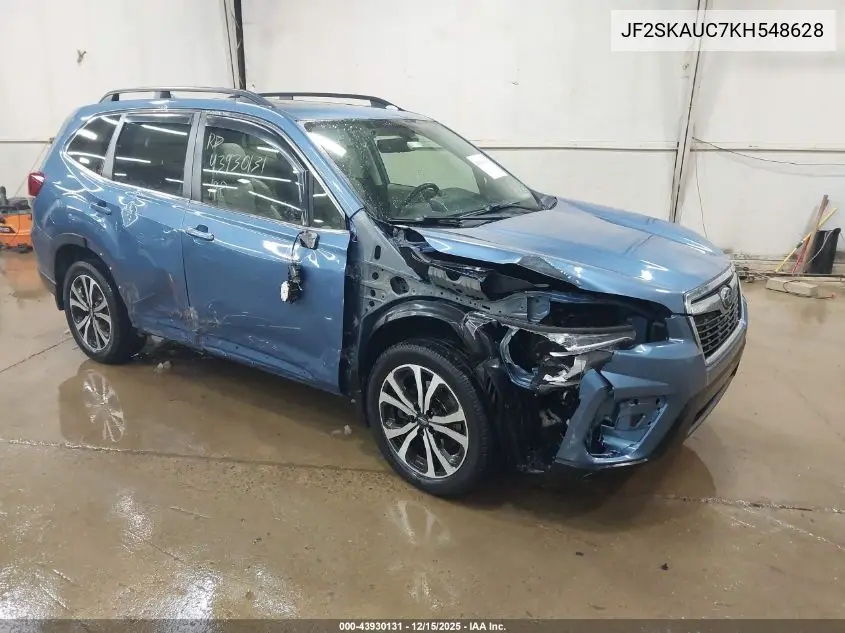 JF2SKAUC7KH548628 2019 Subaru Forester Limited