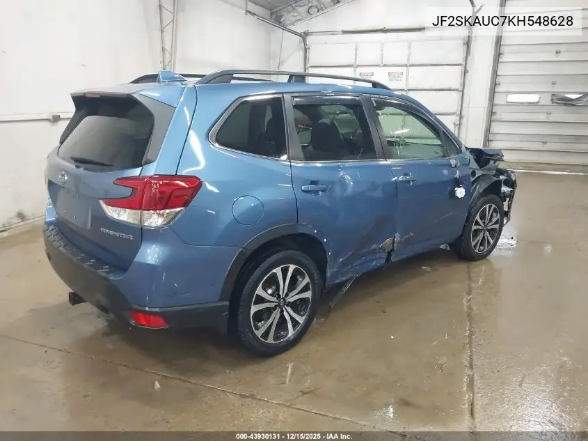 JF2SKAUC7KH548628 2019 Subaru Forester Limited