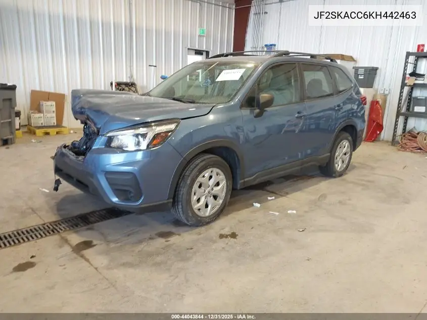JF2SKACC6KH442463 2019 Subaru Forester