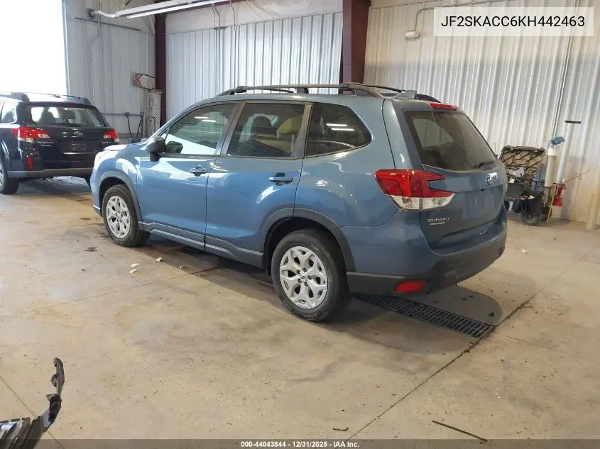 JF2SKACC6KH442463 2019 Subaru Forester