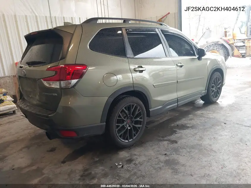 2019 Subaru Forester Premium VIN: JF2SKAGC2KH404612 Lot: 44529338