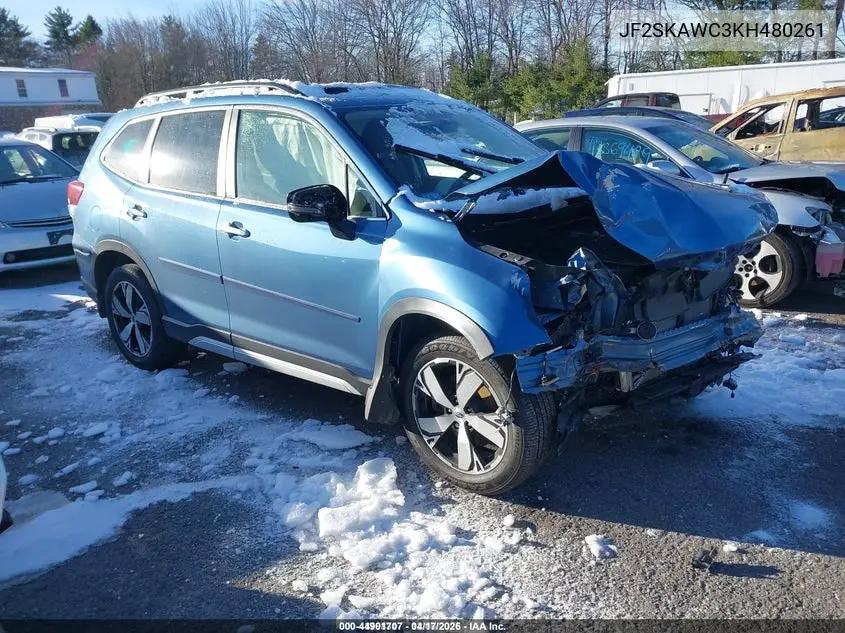 JF2SKAWC3KH480261 2019 Subaru Forester Touring