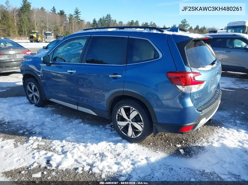 JF2SKAWC3KH480261 2019 Subaru Forester Touring